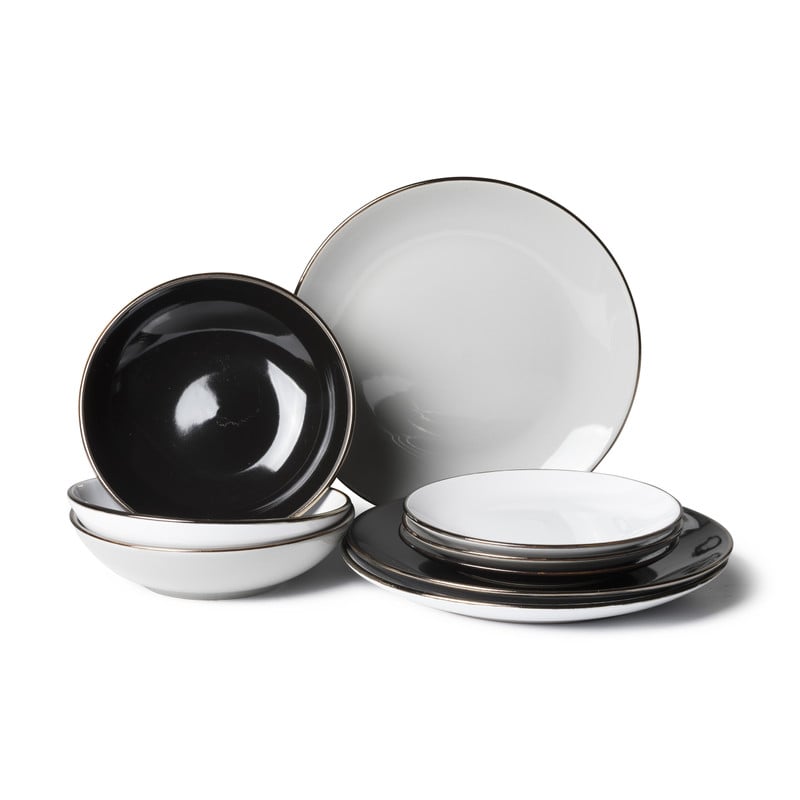 Dinerbord goldline - wit/goud - ø27 cm