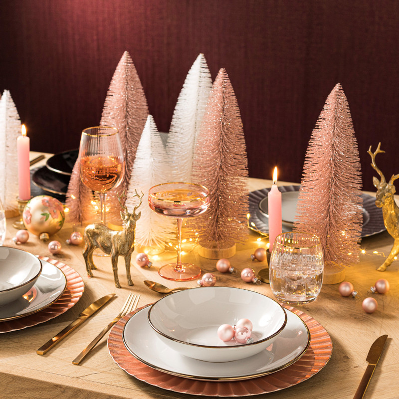 Dinerbord goldline - wit/goud - ø27 cm