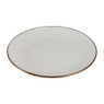 Dinerbord goldline - wit/goud - ø27 cm
