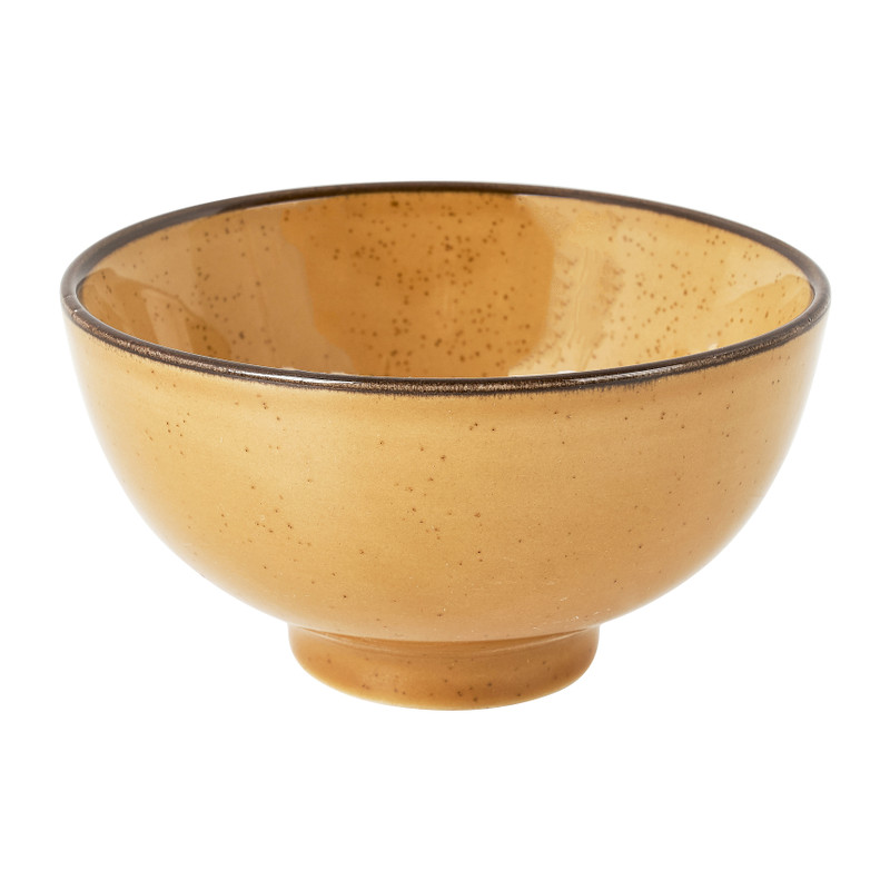Schaaltje Emma - okergeel - ⌀11x6 cm