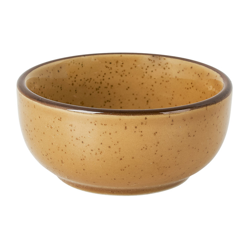 Schaaltje Emma - okergeel - ø7x3.5 cm