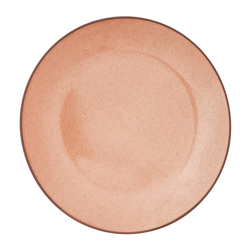Dinerbord Emma - terra roze - 25 cm