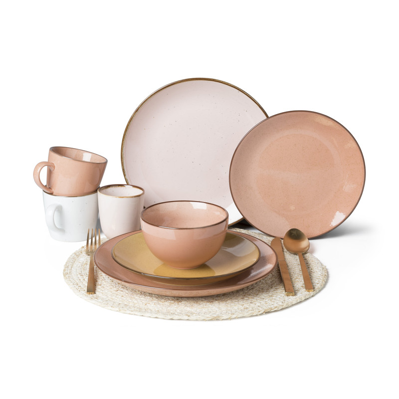 Schaaltje Emma - terra roze - ⌀12x7.5 cm