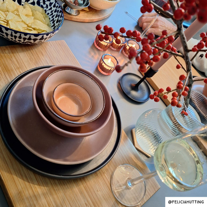 Schaaltje Emma - terra roze - ⌀12x7.5 cm