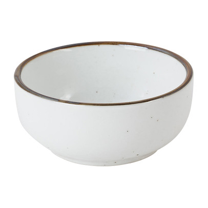 Schaaltje Emma - wit - ø7x3.5 cm