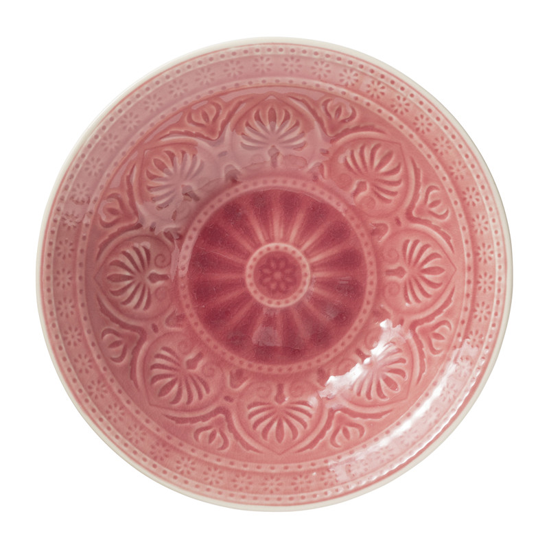 Schaal Yasmine - roze - 26.5 cm