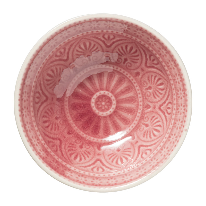 Schaal Yasmine - roze - 11.5 cm