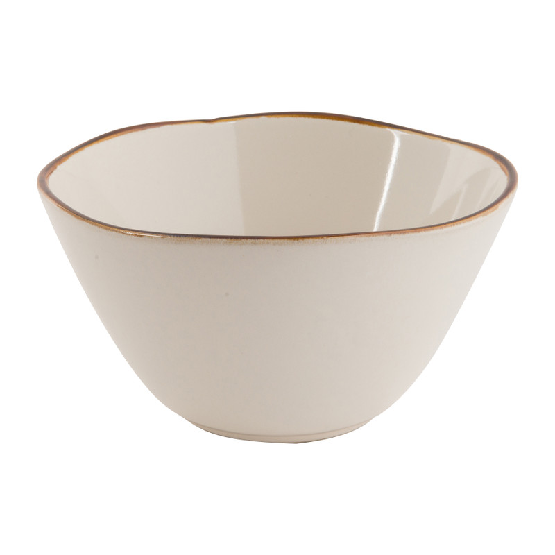 Schaal 2-tone - wit - ø15 cm