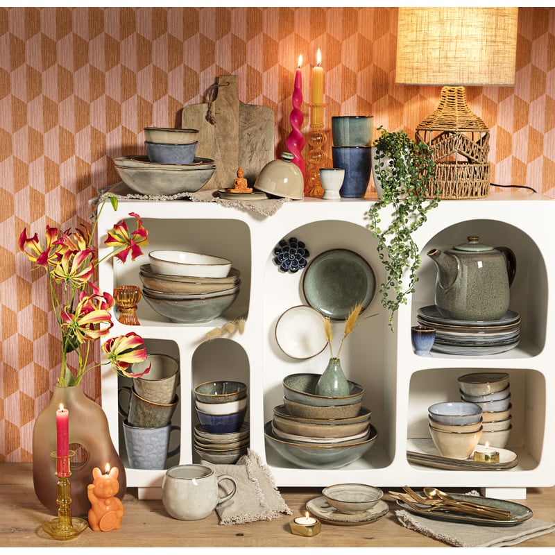 Dinerbord Toscane - grijs - 28 cm