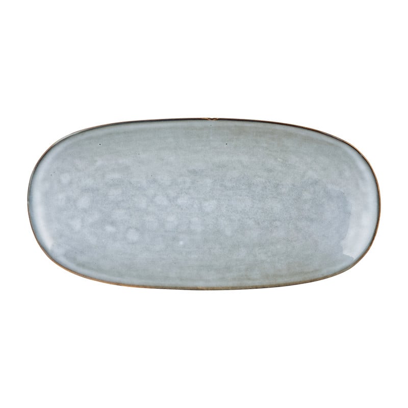 Schaal ovaal Toscane - blauw - 25.5 cm 