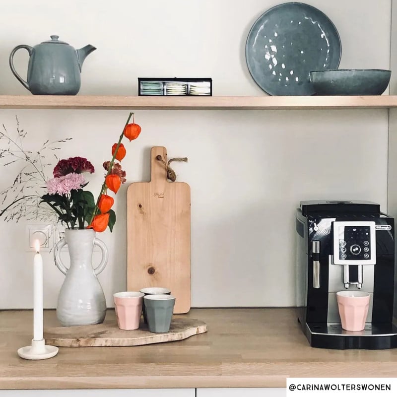 Schaal Toscane - lichtblauw - ø22.8 cm 