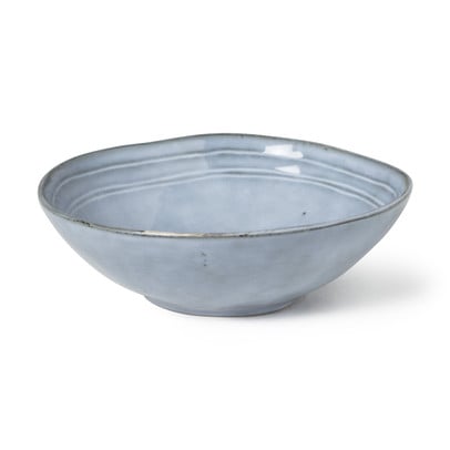 Diep bord Toscane - lichtblauw - ø19 cm 