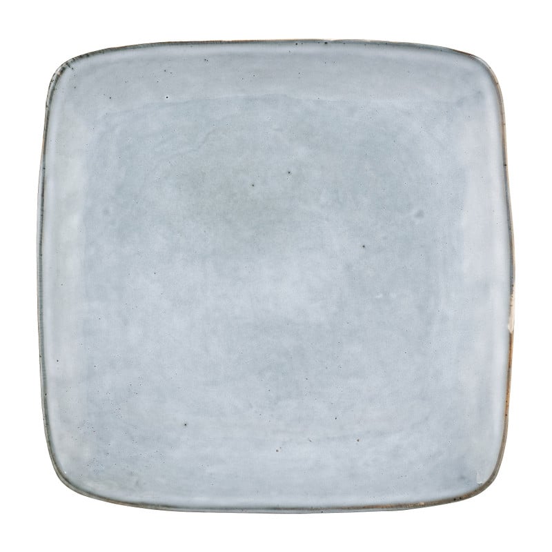 Vierkant bord Toscane - blauw - 25 cm