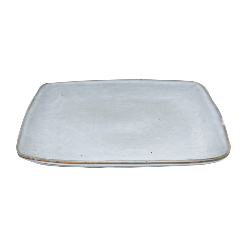 Vierkant bord Toscane - lichtblauw - 25x25 cm 