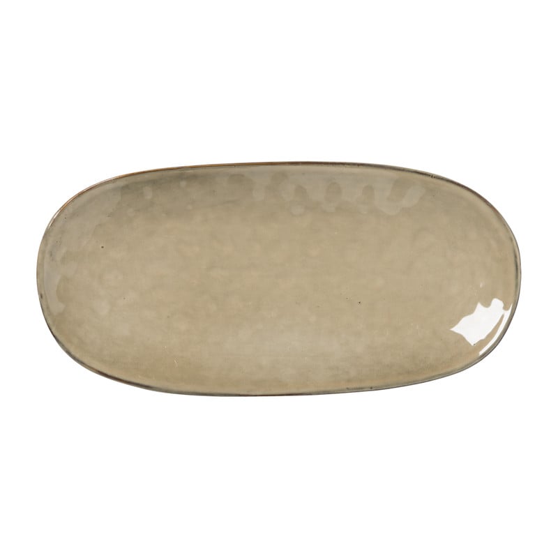 Schaal ovaal Toscane - beige - 25.5 cm 