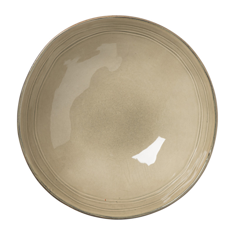 Diep bord Toscane - beige - ø19 cm 