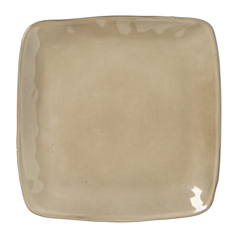 Vierkant bord Toscane - beige - 25 cm