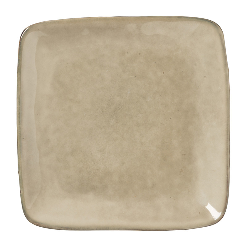 Vierkant bord Toscane - beige - 20 cm
