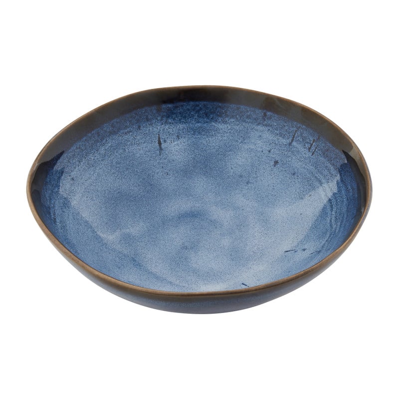 Diep bord Toscane - donkerblauw - ø19 cm 
