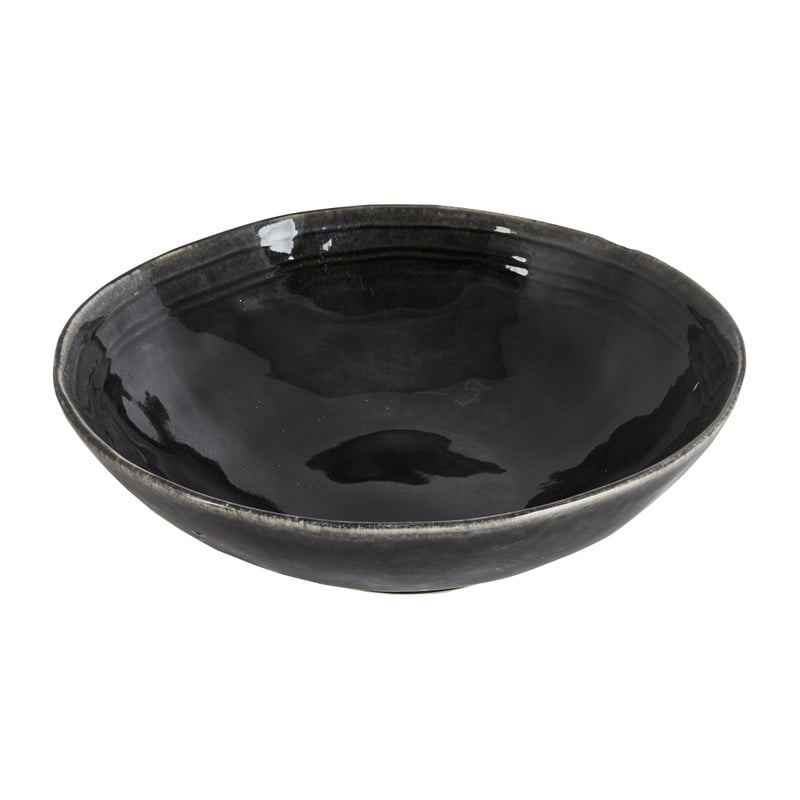 Schaal Toscane - zwart - ø30 cm 