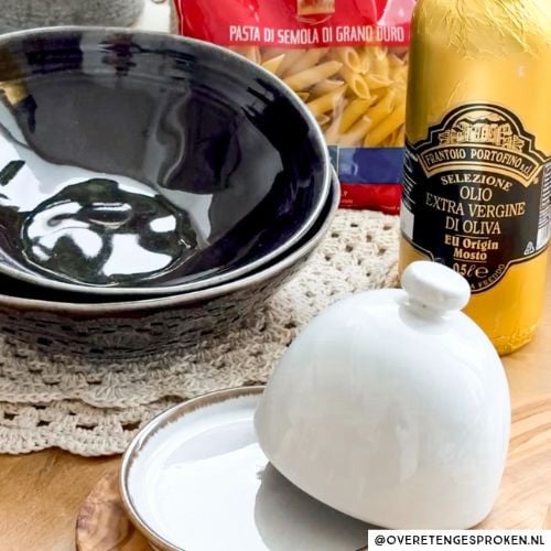 Schaal Toscane - zwart - ø30 cm 