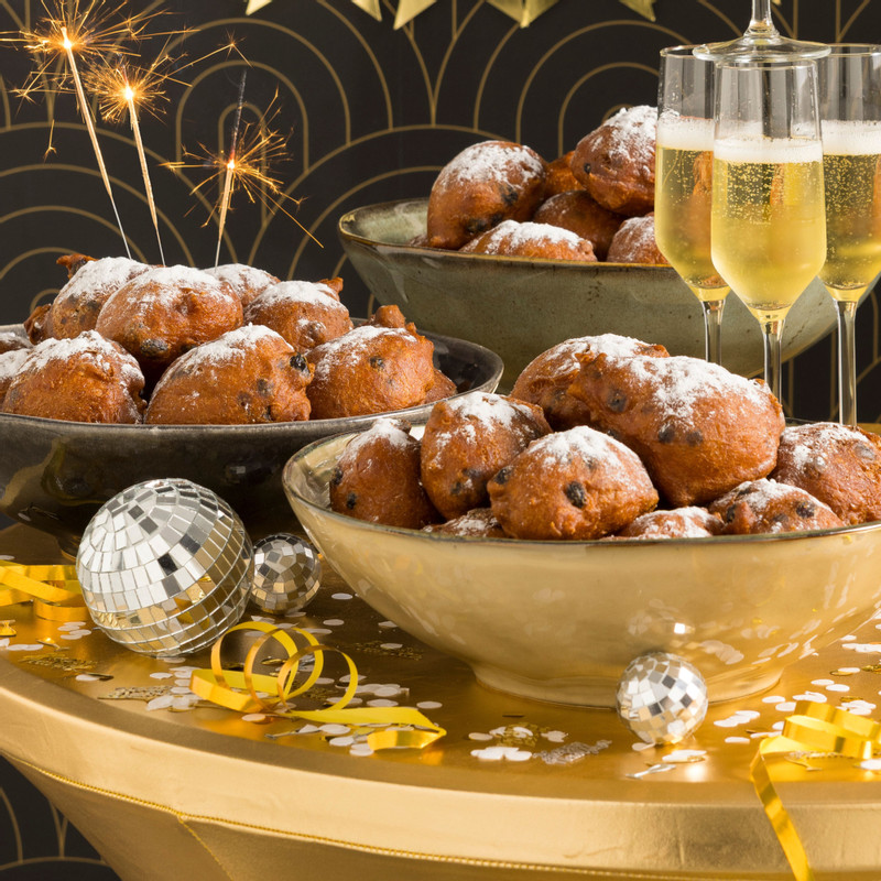 Schaal Toscane - zwart - ø30 cm 