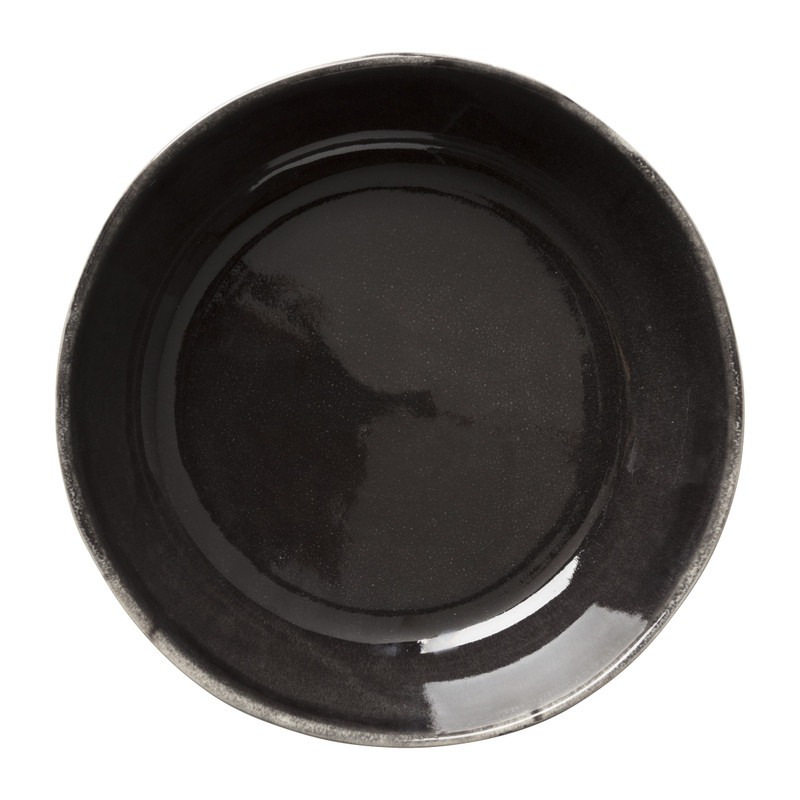 Schaal Toscane - zwart - 22.8 cm 