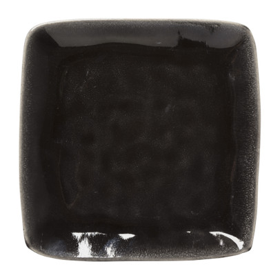 Vierkant bord Toscane - zwart - 20x20 cm 
