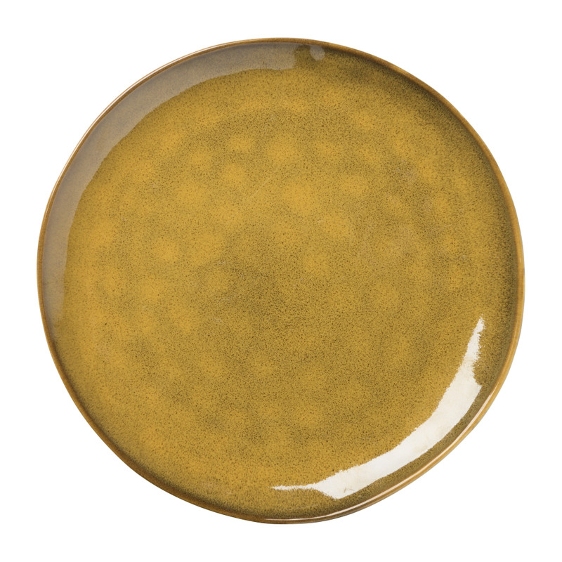 Dinerbord Toscane - geel - 28 cm