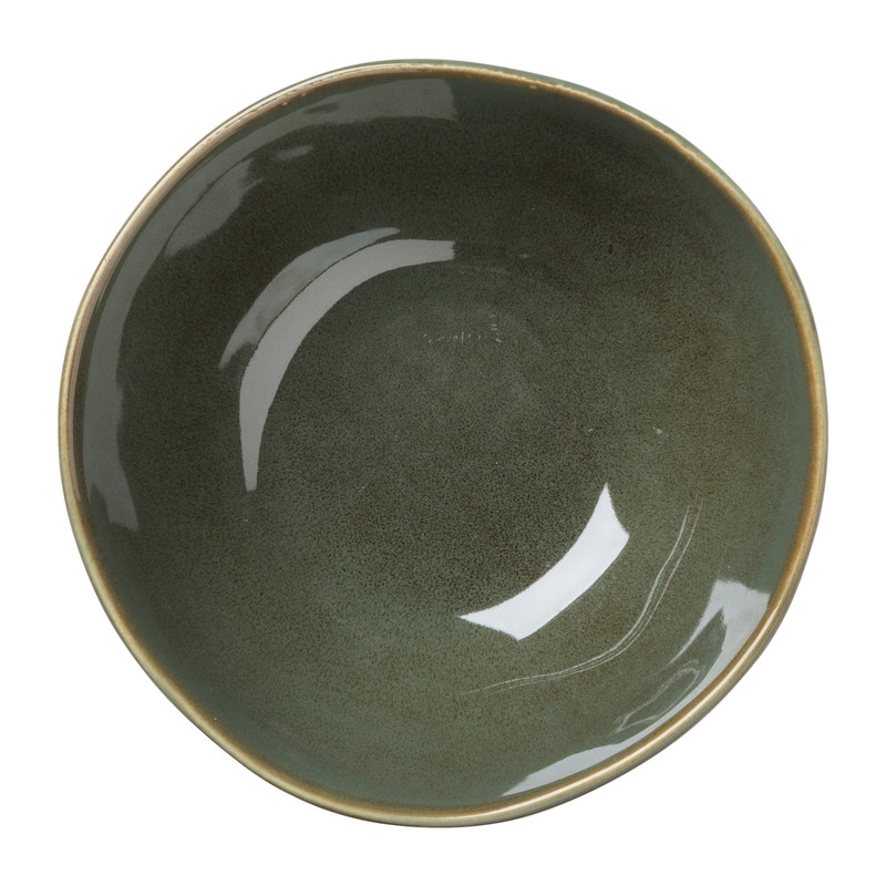 Schaal Toscane - donkergroen - ø17 cm 