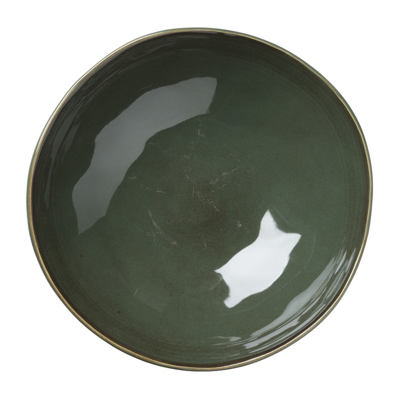 Schaal Toscane - donkergroen - ø24 cm 