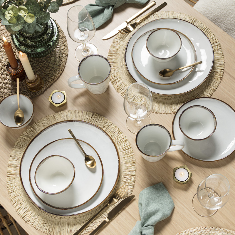 Dinerbord Toscane - wit - ø28 cm