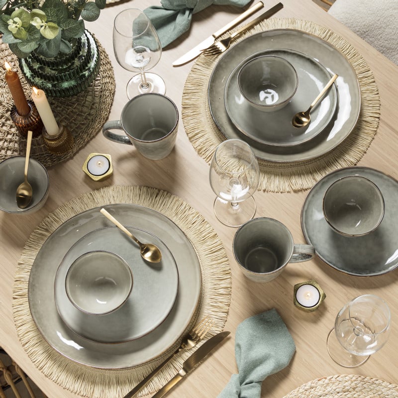 Serviesset Toscane - grijs - 32-delig - 8 persoons