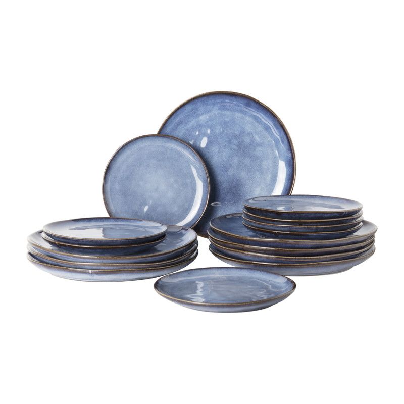 Serviesset Toscane - donkerblauw - 32-delig - 8 persoons