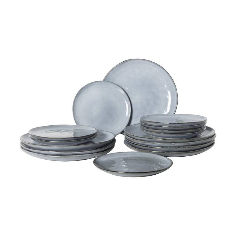 Serviesset Toscane - lichtblauw - 32-delig - 8 persoons