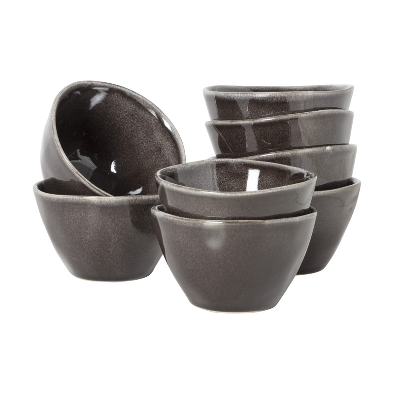 Serviesset Toscane - zwart - 32-delig - 8 persoons