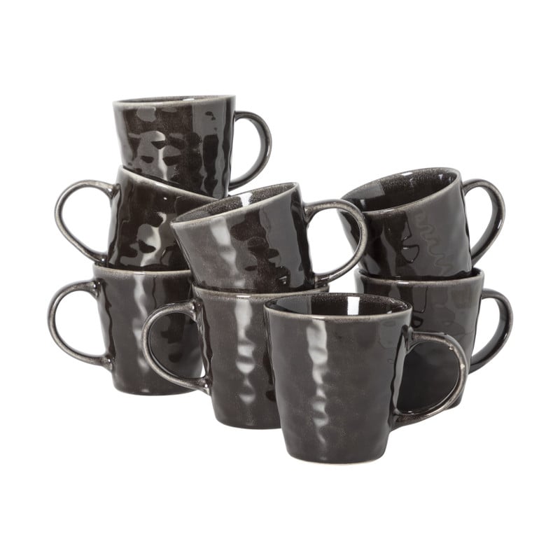 Serviesset Toscane - zwart - 32-delig - 8 persoons