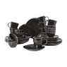 Serviesset Toscane - zwart - 32-delig - 8 persoons