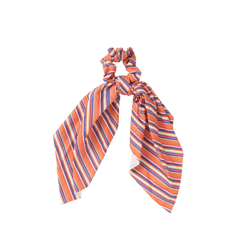 Scrunchie met strik - diverse varianten - 32x8x3 cm