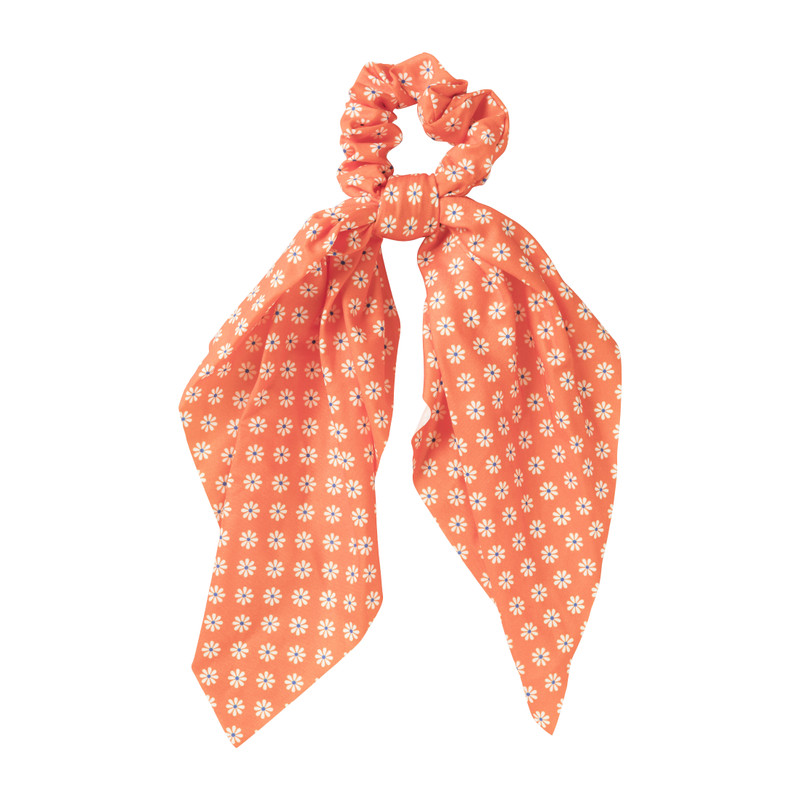 Scrunchie met strik - diverse varianten - 32x8x3 cm