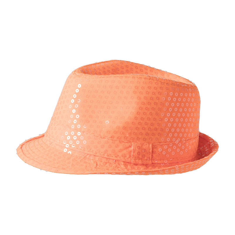 Hoed neon oranje