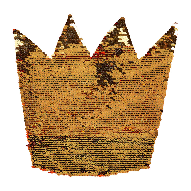 T-shirt kroon - oranje - maat S/M