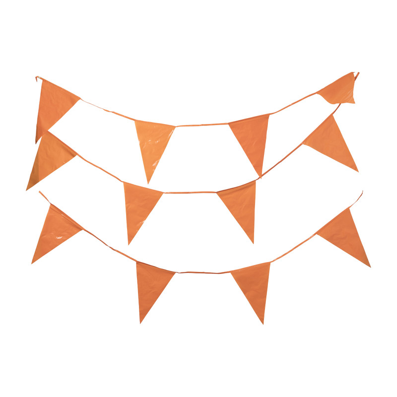 Vlaggenlijn oranje - 10 meter 2