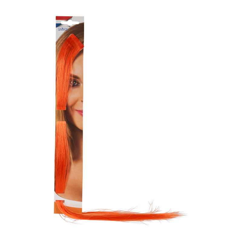 Hair extension - oranje 