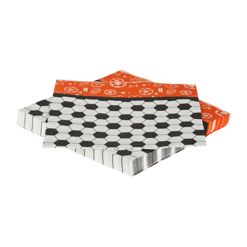 Servetten oranje - set van 20 - 33x33 cm