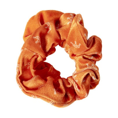 Velvet scrunchie - oranje