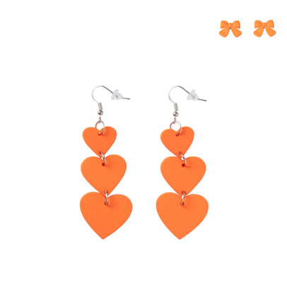 Oorbellen - oranje - diverse varianten