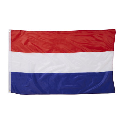 Nederlandse vlag - rood/wit/blauw - 90x150 cm 