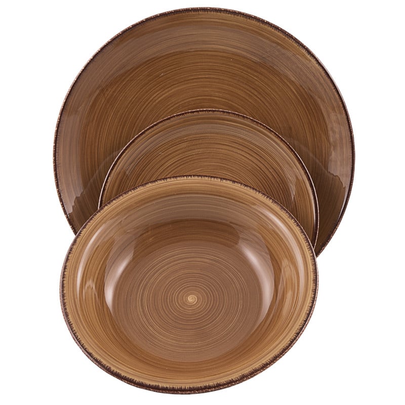 Serviesset nature - 18-delig - 6 persoons