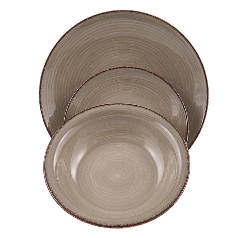 Serviesset nature - 18-delig - 6 persoons